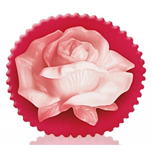 Bulgarian Rose Rose Fantasy - Rose Blossom Piros-Fehér Dekoratív Glicerines Szappan 